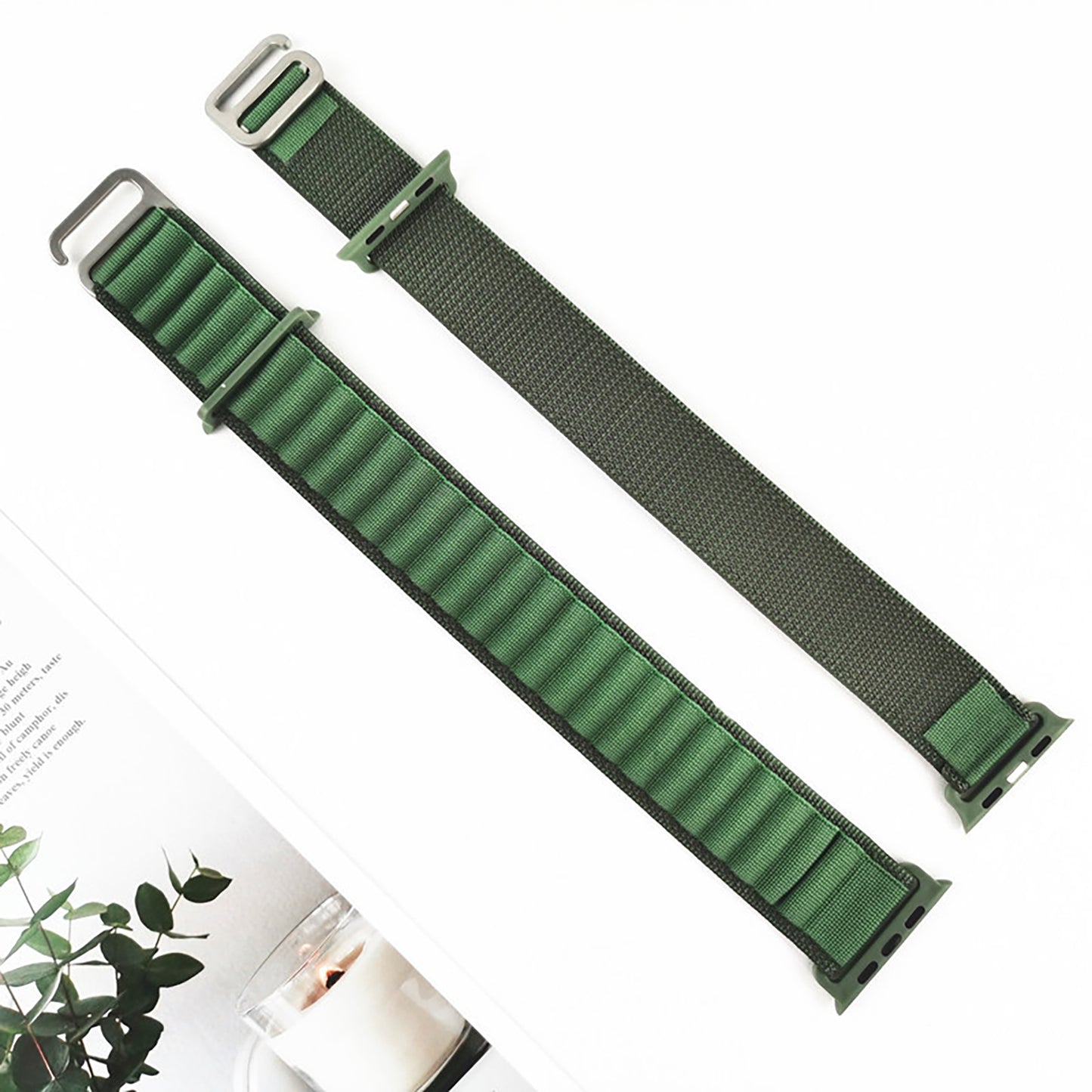 Loop Nylon Clasp Bands Compatible with Apple Watch