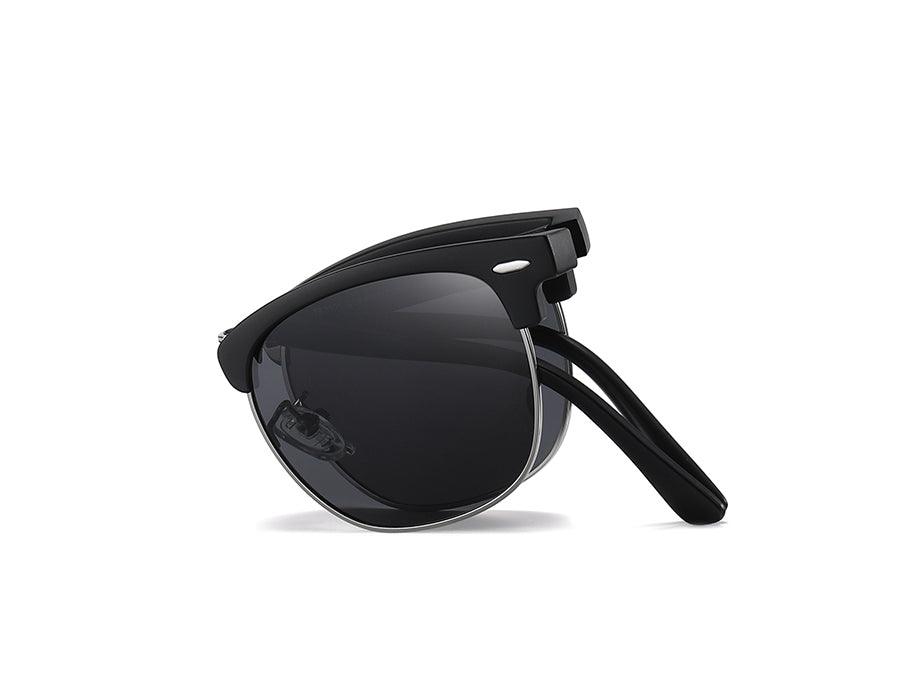 Fabufabu Folding Semi Rimless Polarized Sunglasses for Men and Women - starcopia design store