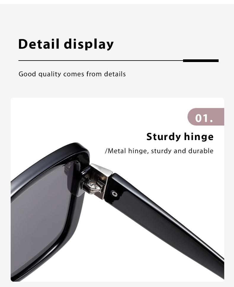 Fabufabu Oversized Square Sunglasses for Women Big Large Wide Fashion 100% UV Protection - starcopia design store