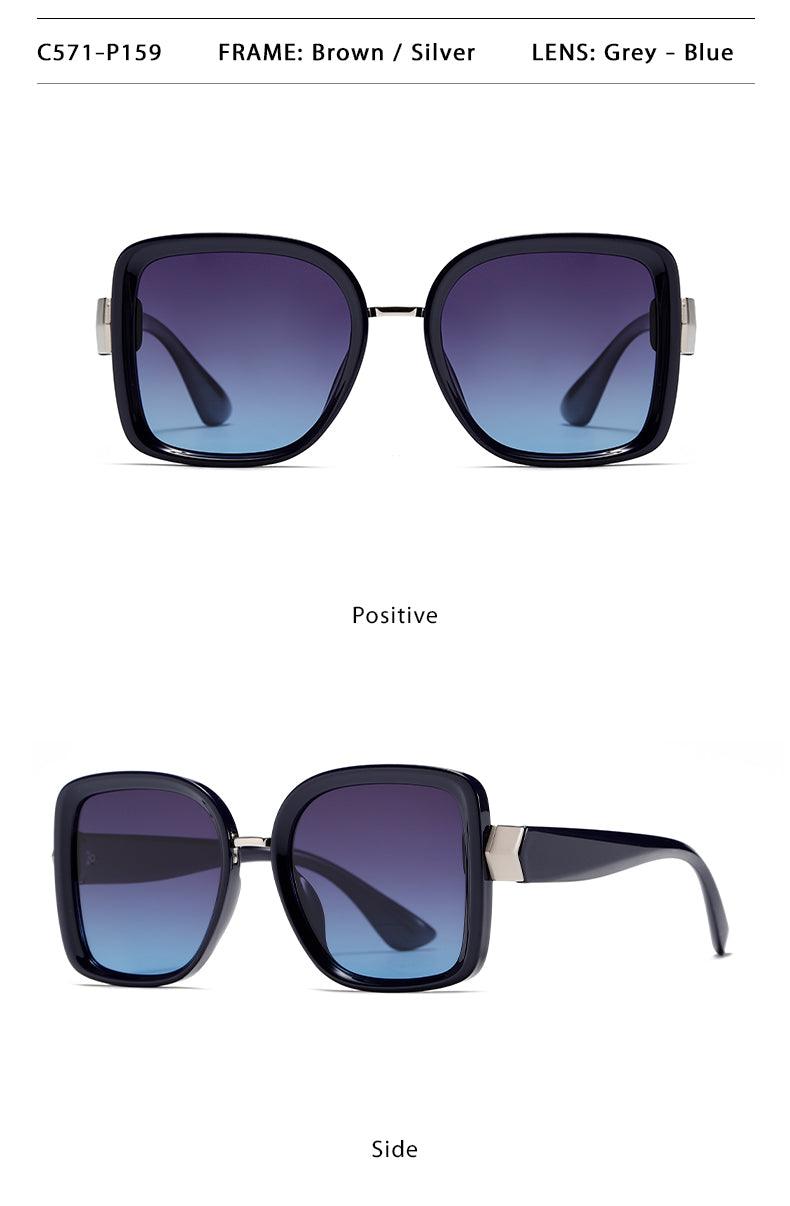 Fabufabu Oversized Square Sunglasses for Women Big Large Wide Fashion 100% UV Protection - starcopia design store