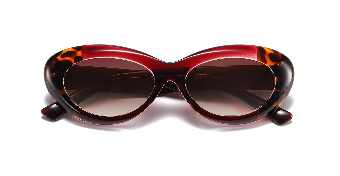 Fabufabu Retro butterfly frame trendy sunglasses polarized lenses for Lady - starcopia design store