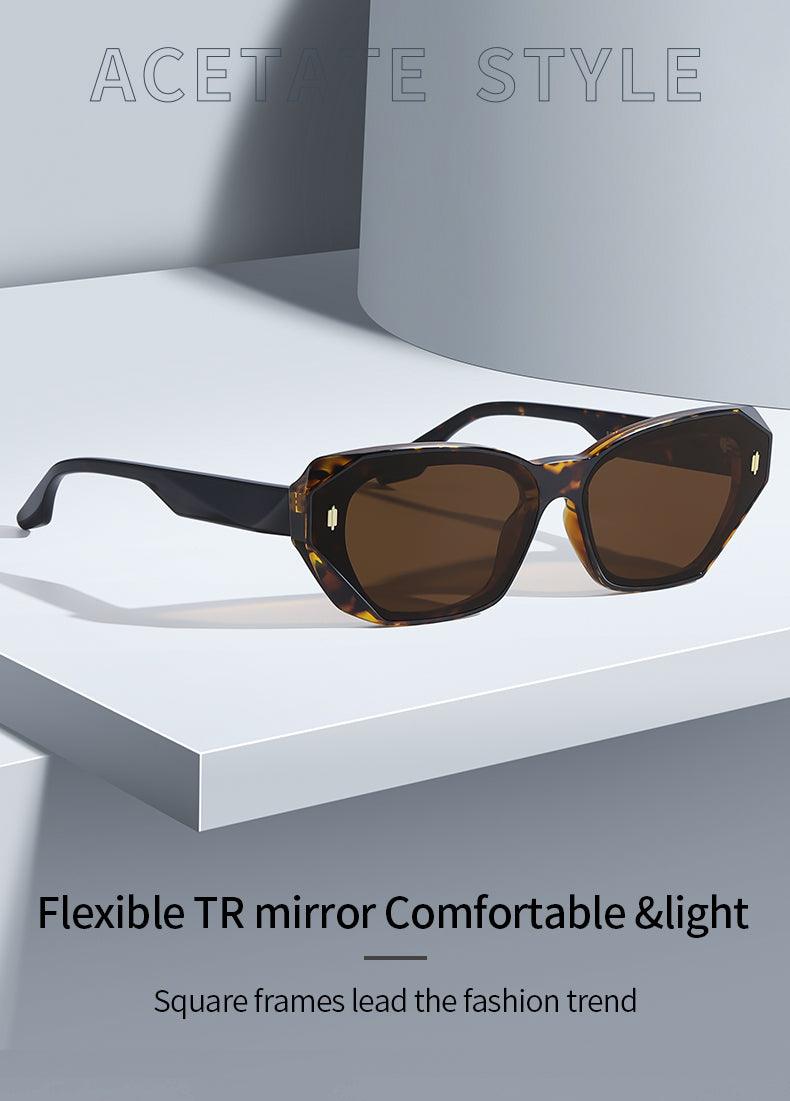 Fabufabu 90’s Vintage Trendy Rectangle Sunglasses for Women & Men - starcopia design store