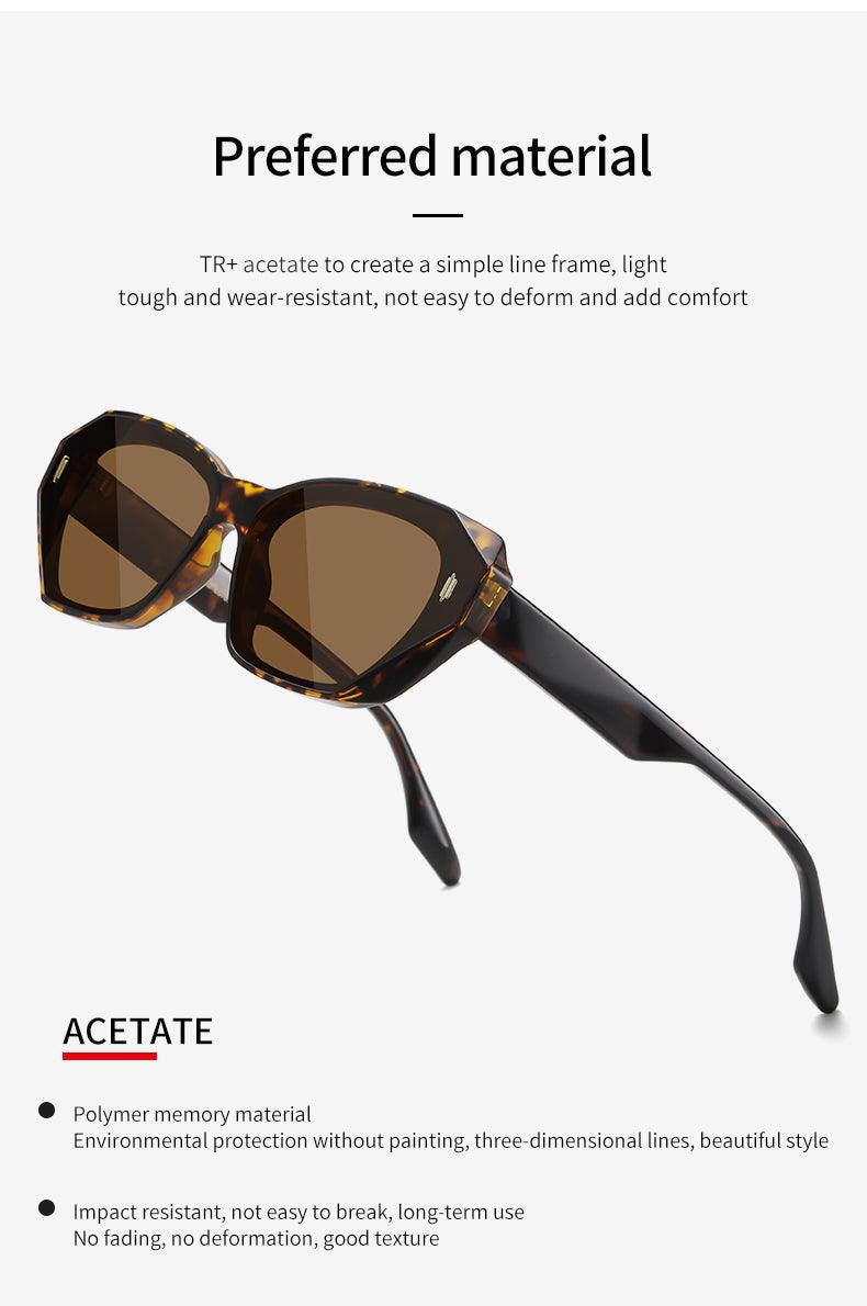 Fabufabu 90’s Vintage Trendy Rectangle Sunglasses for Women & Men - starcopia design store