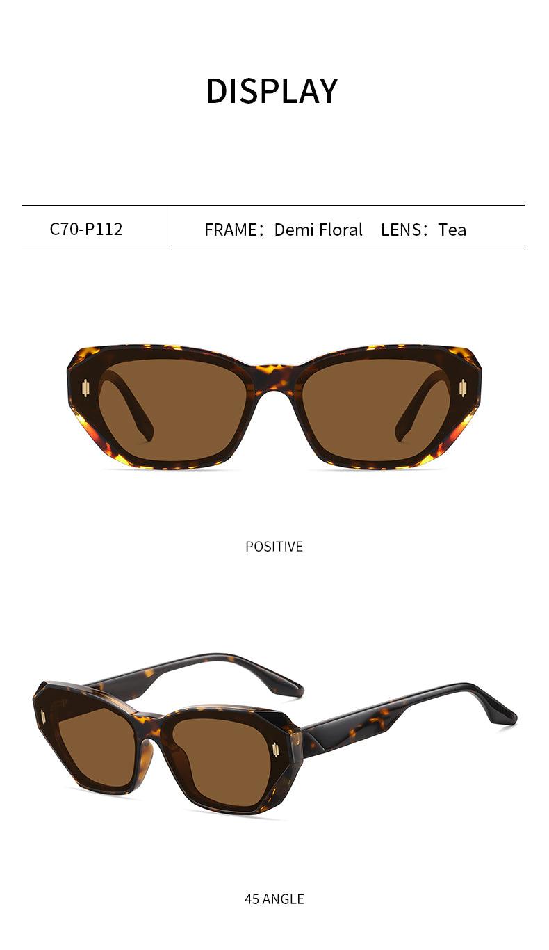 Fabufabu 90’s Vintage Trendy Rectangle Sunglasses for Women & Men - starcopia design store