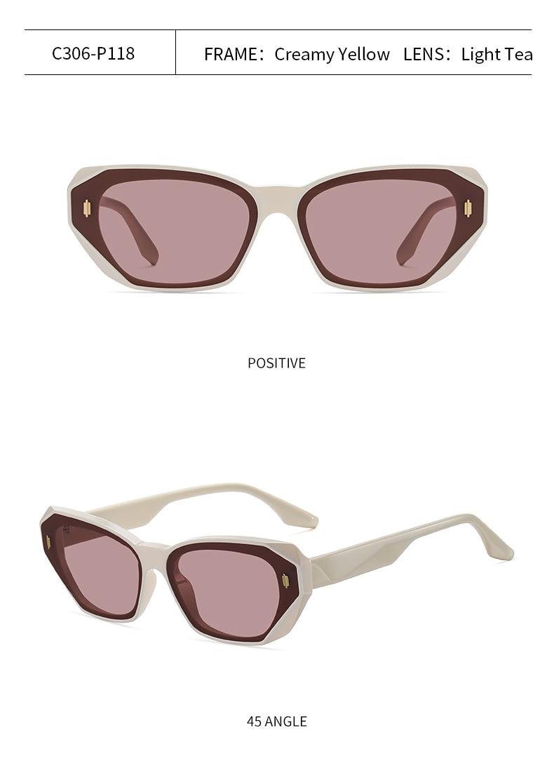 Fabufabu 90’s Vintage Trendy Rectangle Sunglasses for Women & Men - starcopia design store