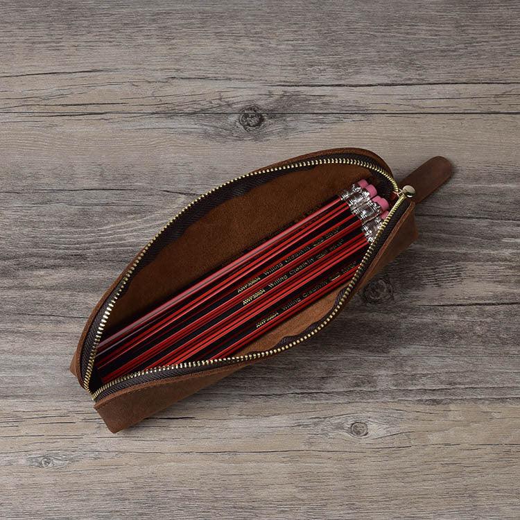 Fabufabu First Layer Cowhide Pencil Case - starcopia design store