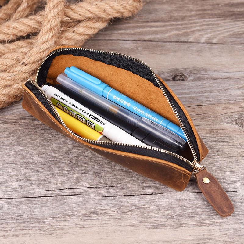 Fabufabu First Layer Cowhide Pencil Case - starcopia design store