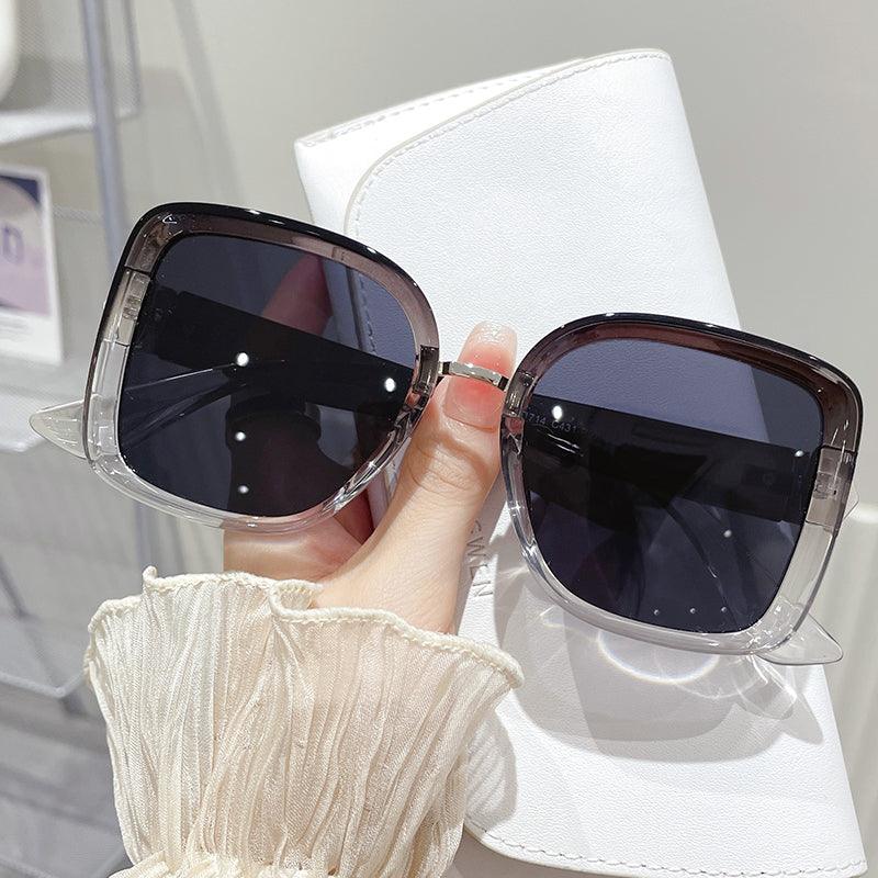Fabufabu Oversized Square Sunglasses for Women Big Large Wide Fashion 100% UV Protection - starcopia design store
