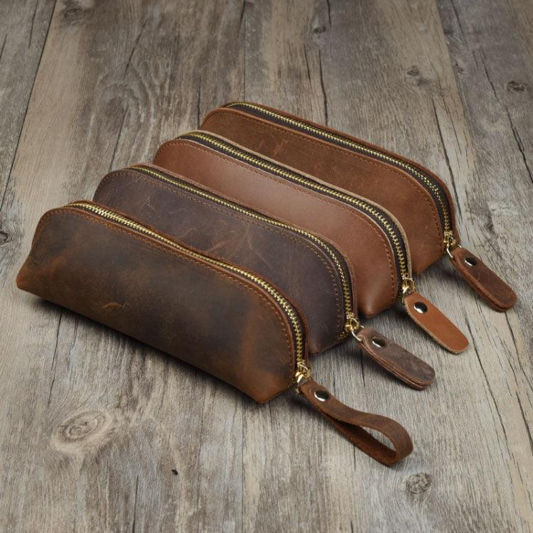 Fabufabu First Layer Cowhide Pencil Case - starcopia design store