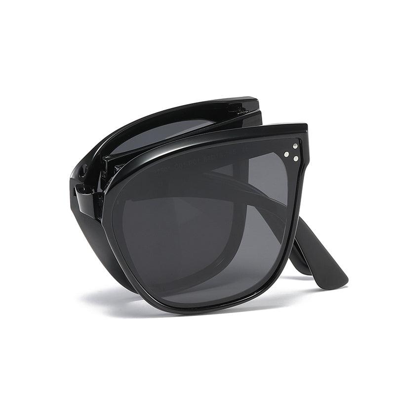 Fabufabu Fashion Folding Sunglasses Polarized, 100% UV Protection for Men Women - starcopia design store