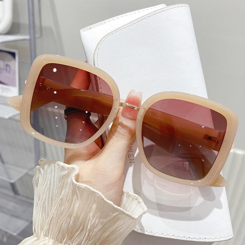 Fabufabu Oversized Square Sunglasses for Women Big Large Wide Fashion 100% UV Protection - starcopia design store