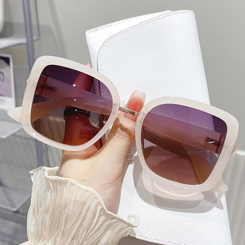 Fabufabu Oversized Square Sunglasses for Women Big Large Wide Fashion 100% UV Protection - starcopia design store