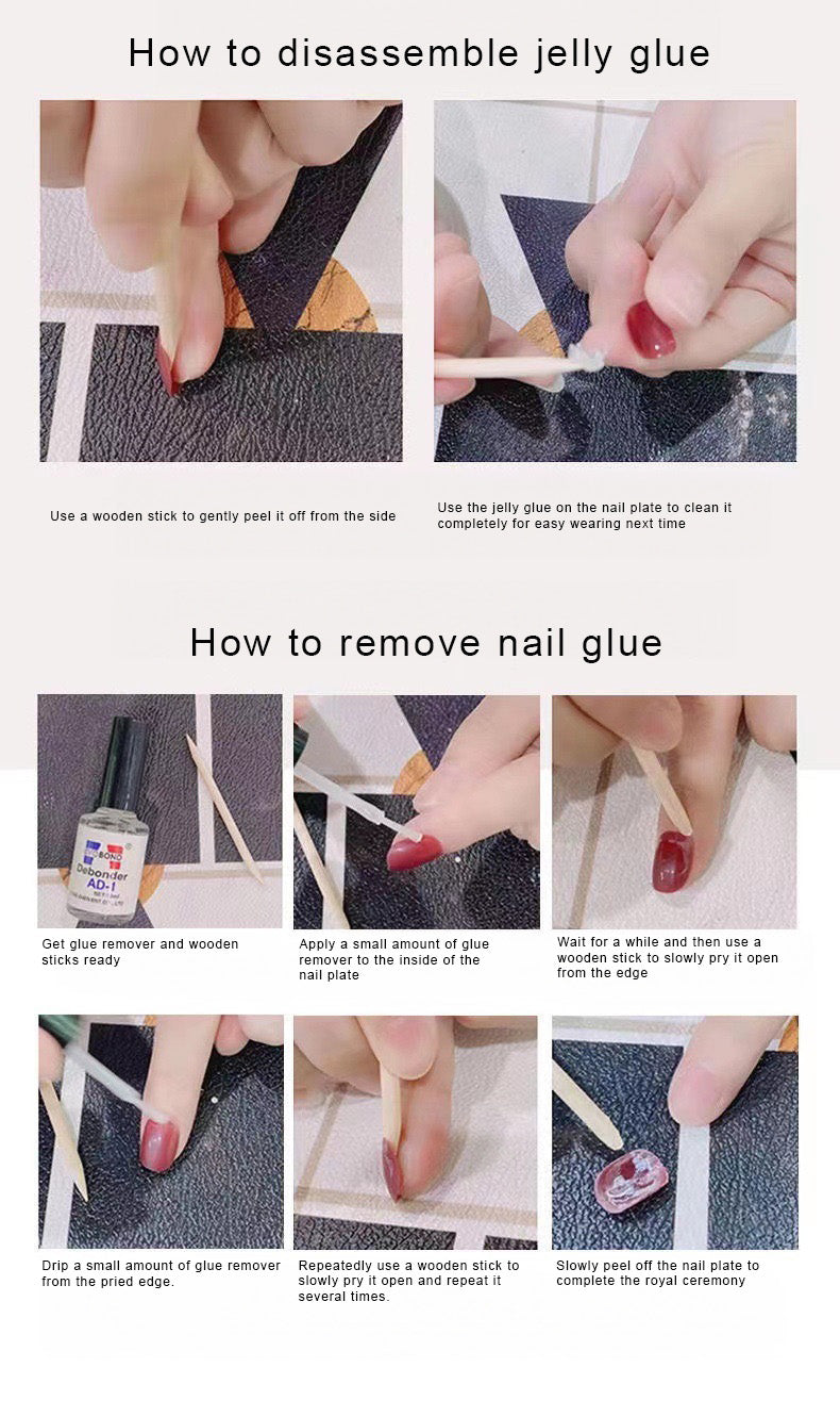 Fabufabu 3d Press On Nails - Handmade Unique Fake Nails, Artistic Design - starcopia design store