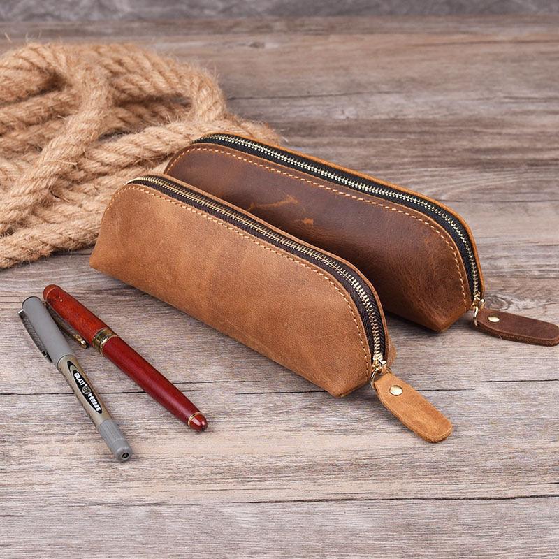 Fabufabu First Layer Cowhide Pencil Case - starcopia design store