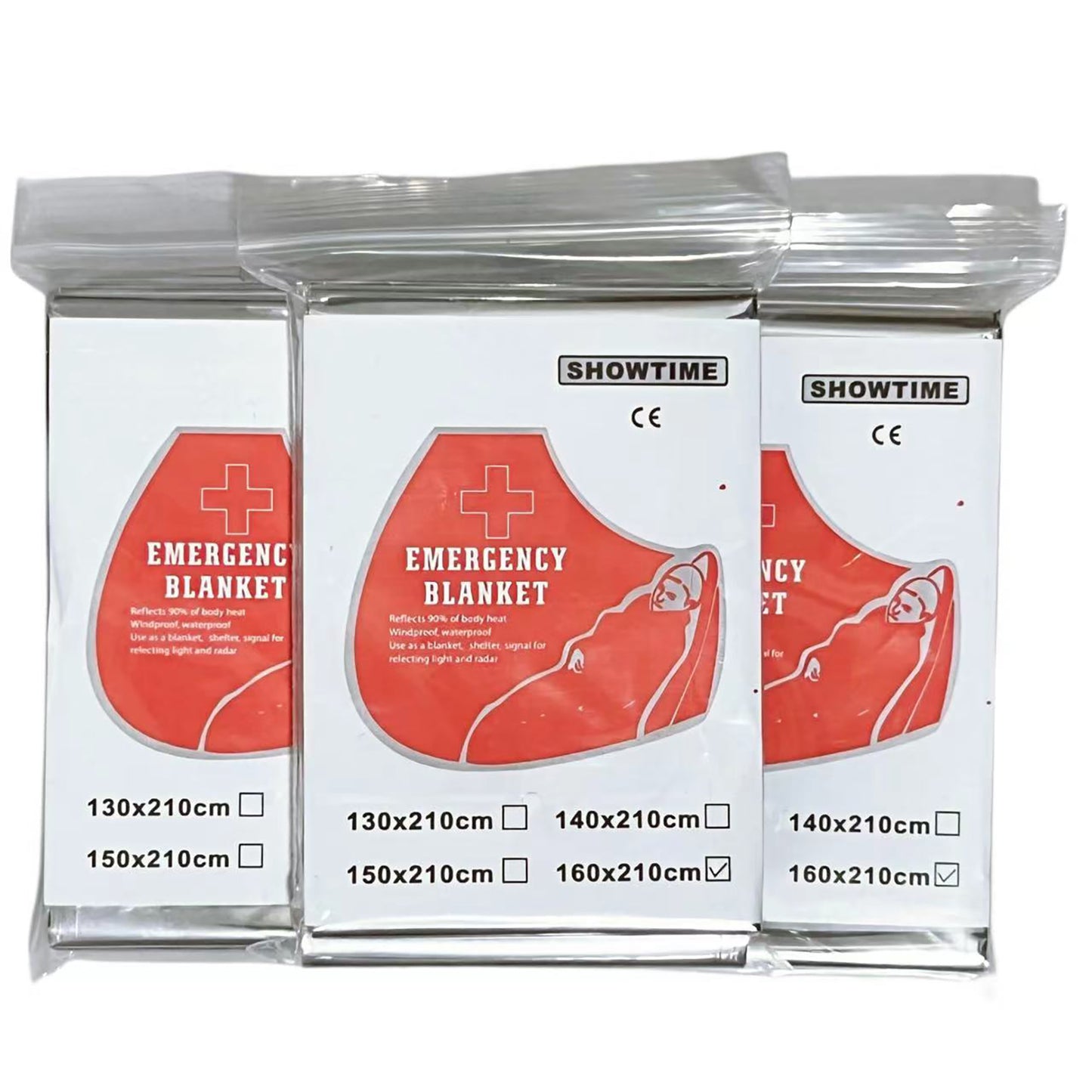 4 Pack Emergency Aluminium coated PET film Blanket - starcopia design store