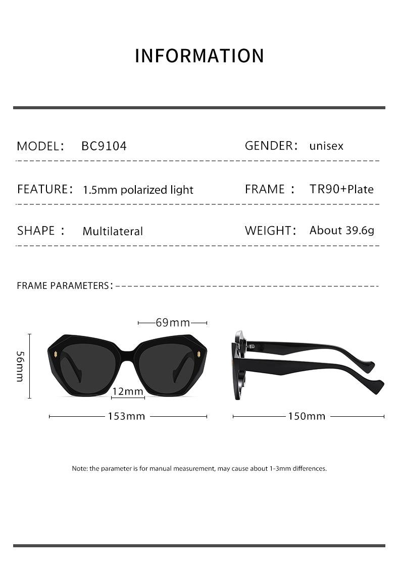 Fabufabu Trendy Multilateral Sunglasses for Women - starcopia design store
