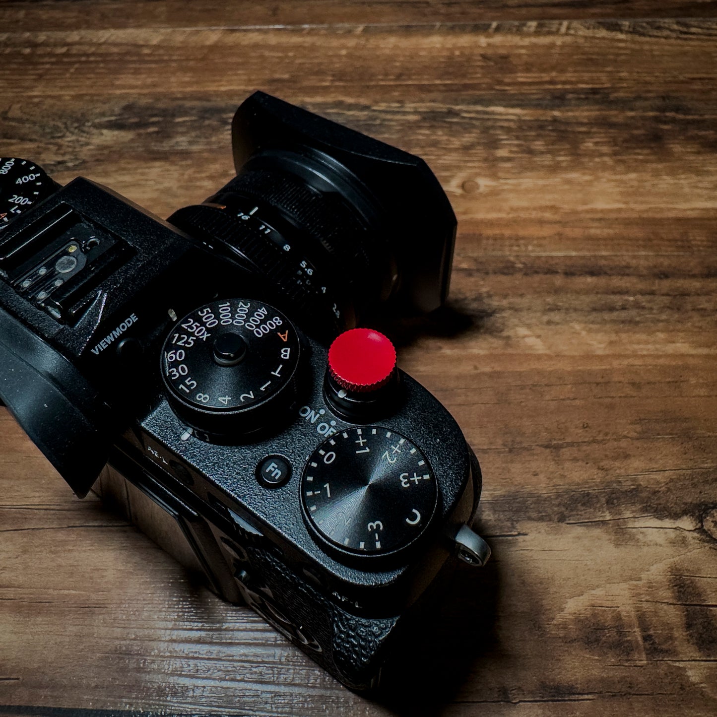 Pure Color Camera Shutter Button Upscale and Delicate Copper material Red