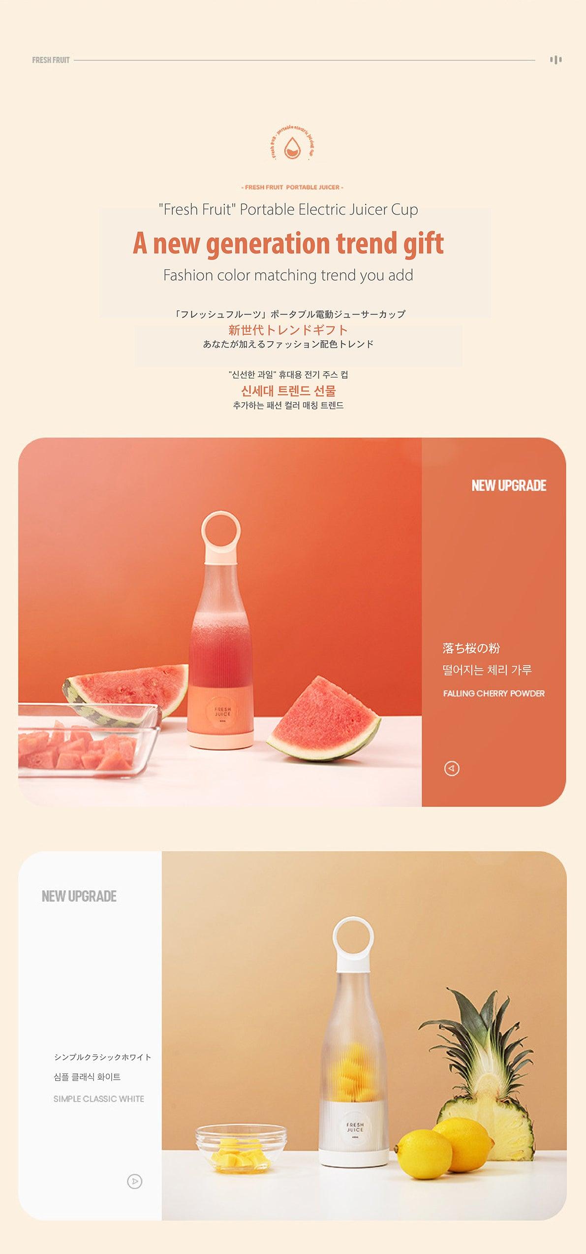 Mini wireless portable juicer - starcopia design store