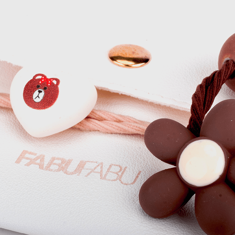 Fabufabu simple bear hair tie - starcopia design store