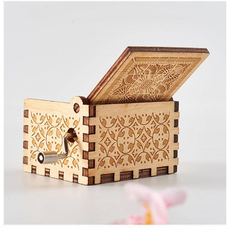 Unforgettable Wooden Hand Shaking Music Box - starcopia design store