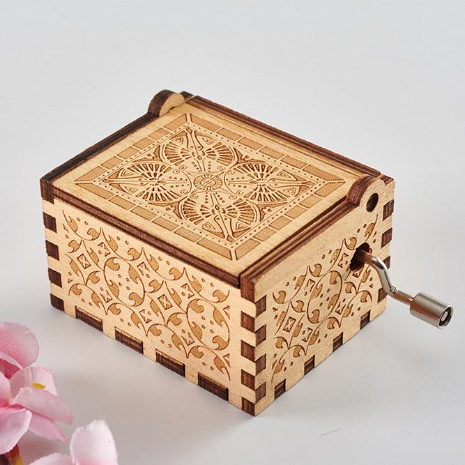 Unforgettable Wooden Hand Shaking Music Box - starcopia design store