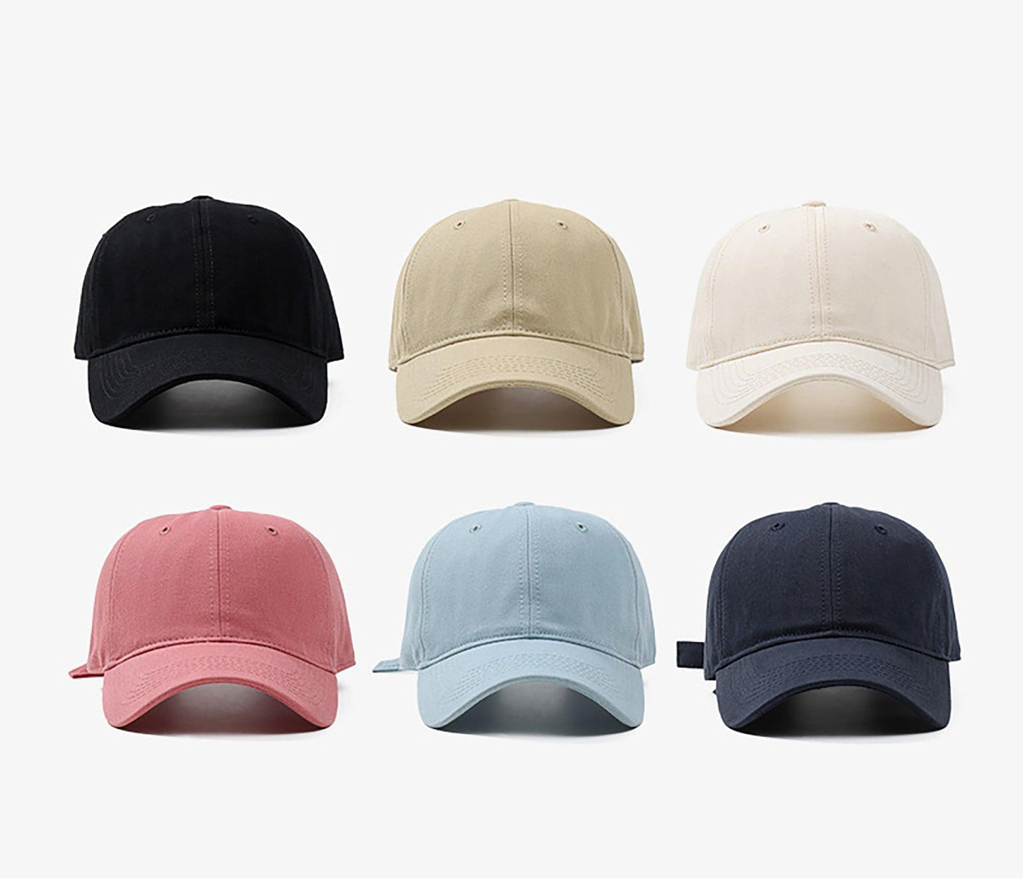 Fabufabu solid color simple baseball cap - starcopia design store