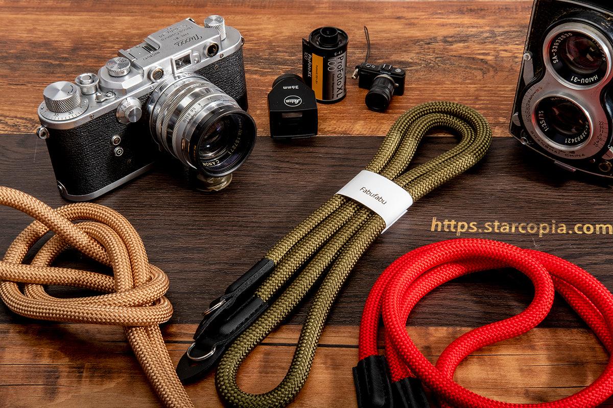 Fabufabu 9mm Climbing Rope Camera strap - starcopia design store