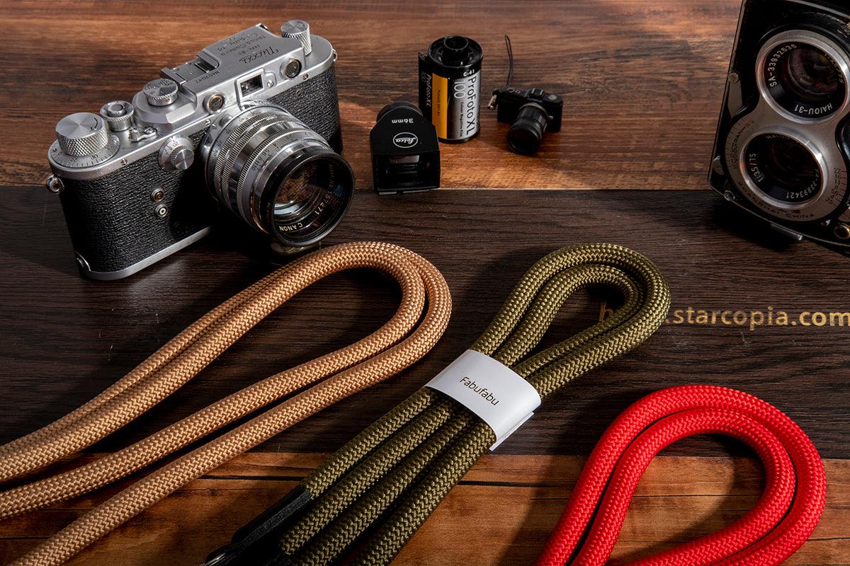 Fabufabu 9mm Climbing Rope Camera strap - starcopia design store