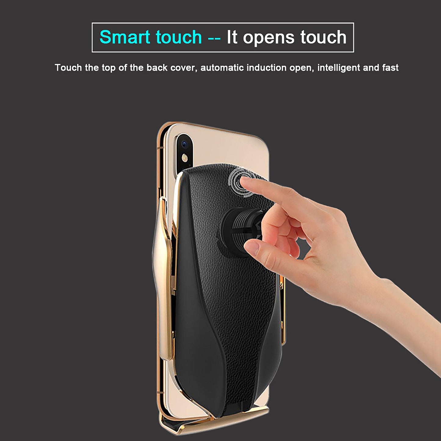 Car Wireless Charger Auto Clamping Smart Sensor - starcopia design store