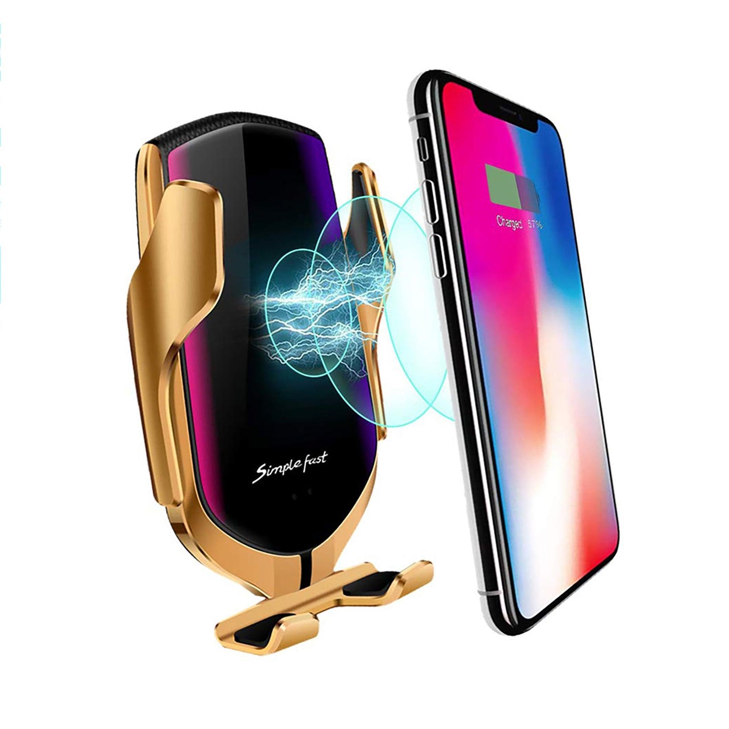 Car Wireless Charger Auto Clamping Smart Sensor - starcopia design store