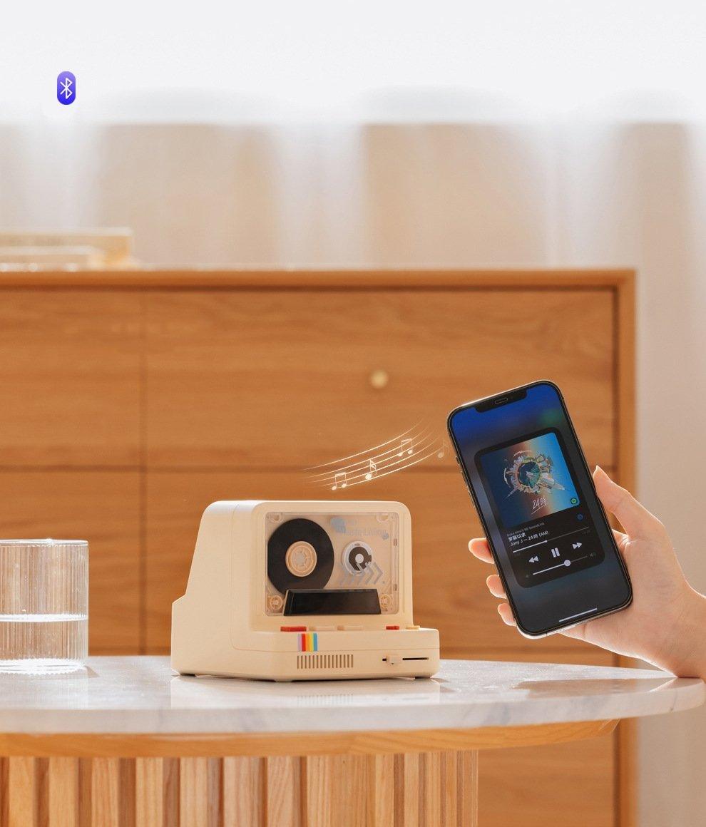 cassette style bluetooth speaker - starcopia design store