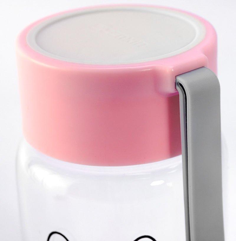 Glass Water Bottle with Thick Insulated Silicone Sleeve 500ml - starcopia design store