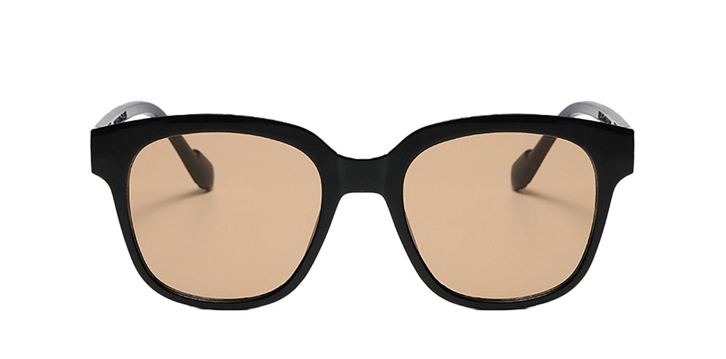 Japanese and Korean style cat eye brown sunglasses - starcopia design store