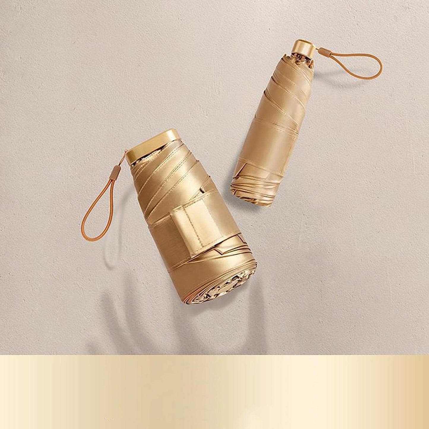 Mini UV Folding Rain Manual Umbrella - starcopia design store