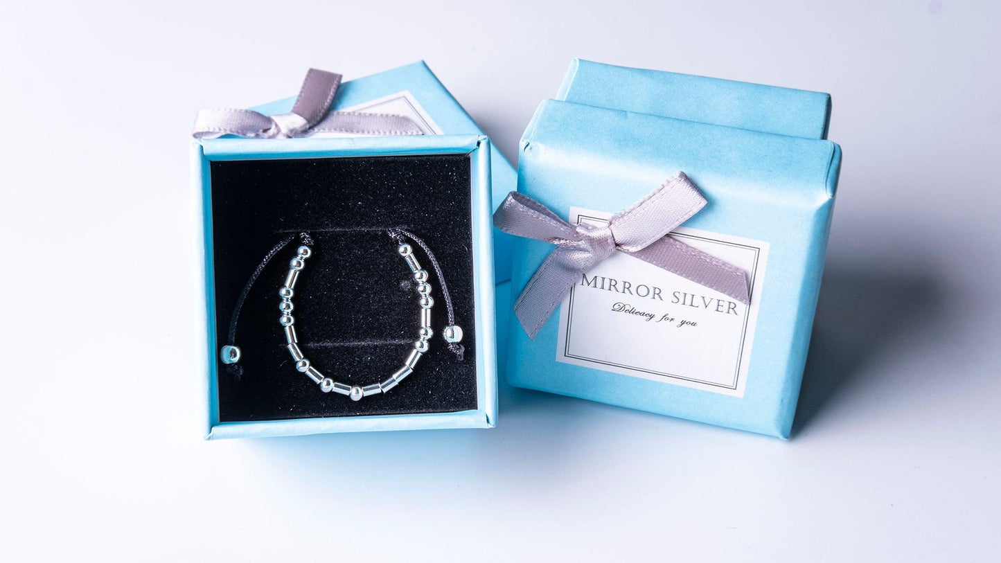 morse code couple bracelet - starcopia design store