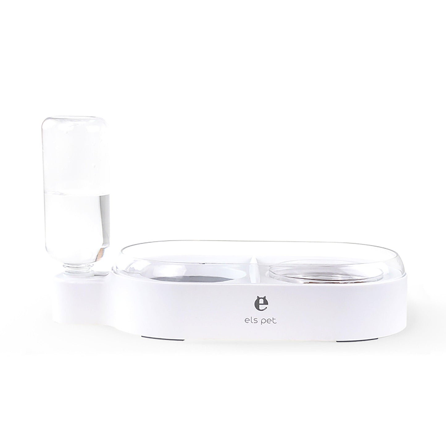 Pet Feeder 2-in-1 drinking and food bowl with splash - starcopia design store