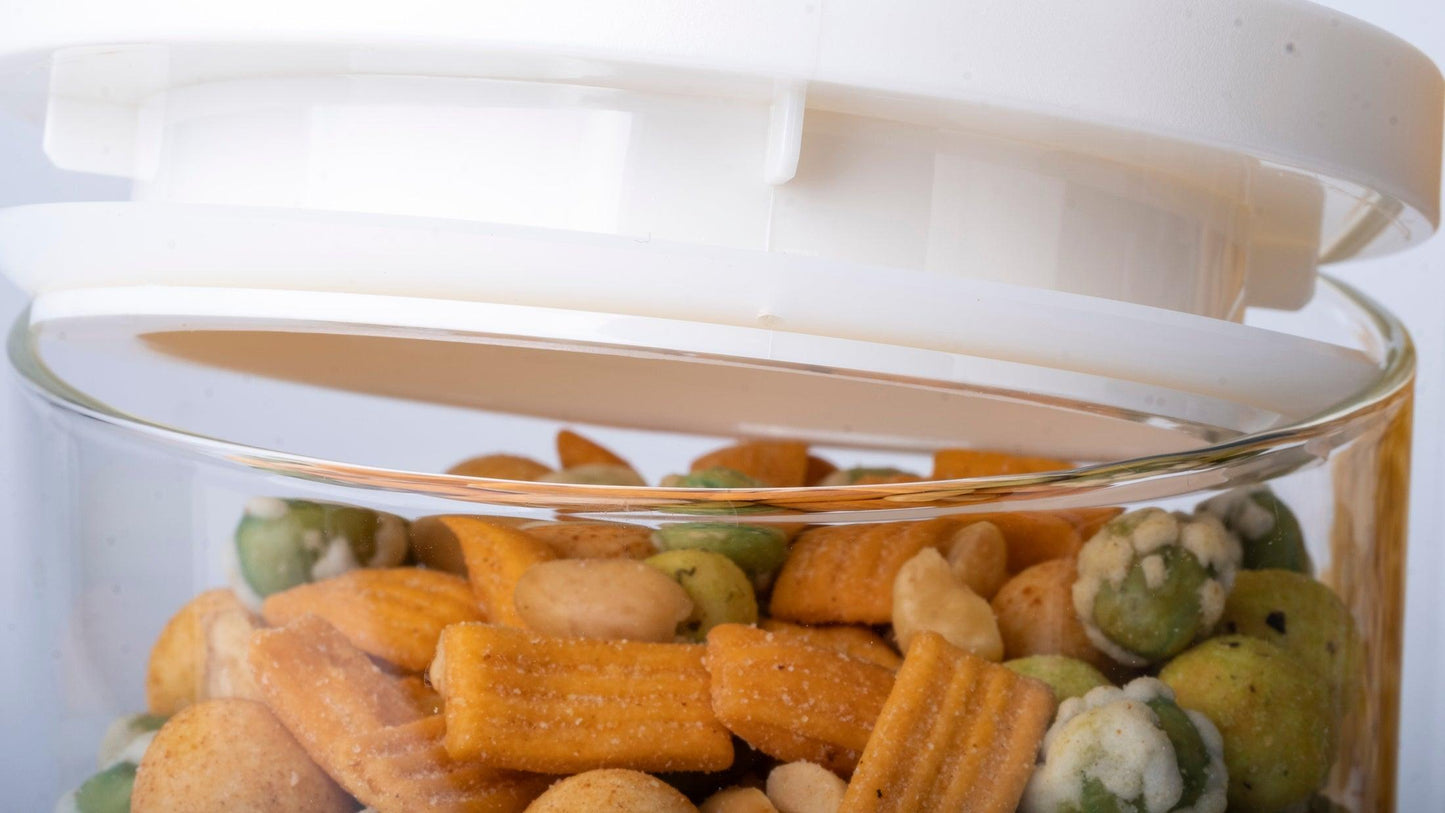 Round Glass Storage Food Container - starcopia design store