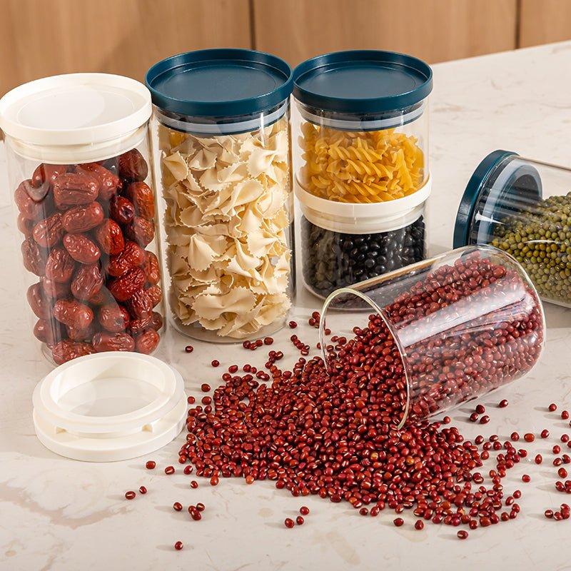 Round Glass Storage Food Container - starcopia design store