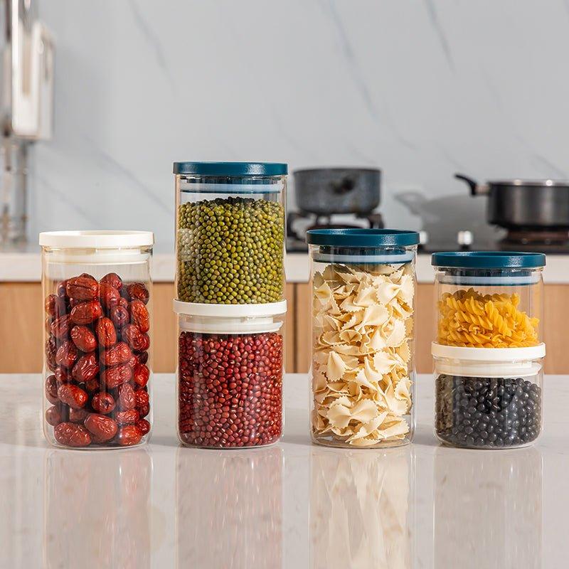 Round Glass Storage Food Container - starcopia design store