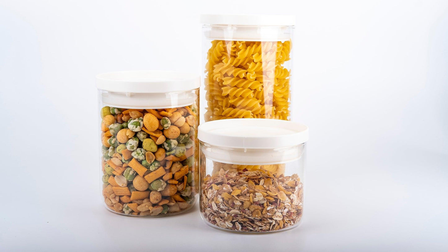 Round Glass Storage Food Container - starcopia design store