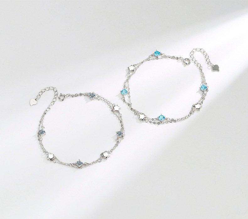 S925 Sterling Silver Star Bracelet - starcopia design store