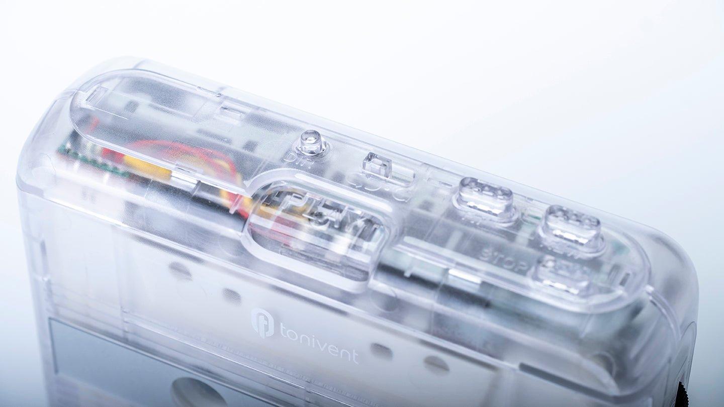 Simple pure white cassette walkman player - starcopia design store