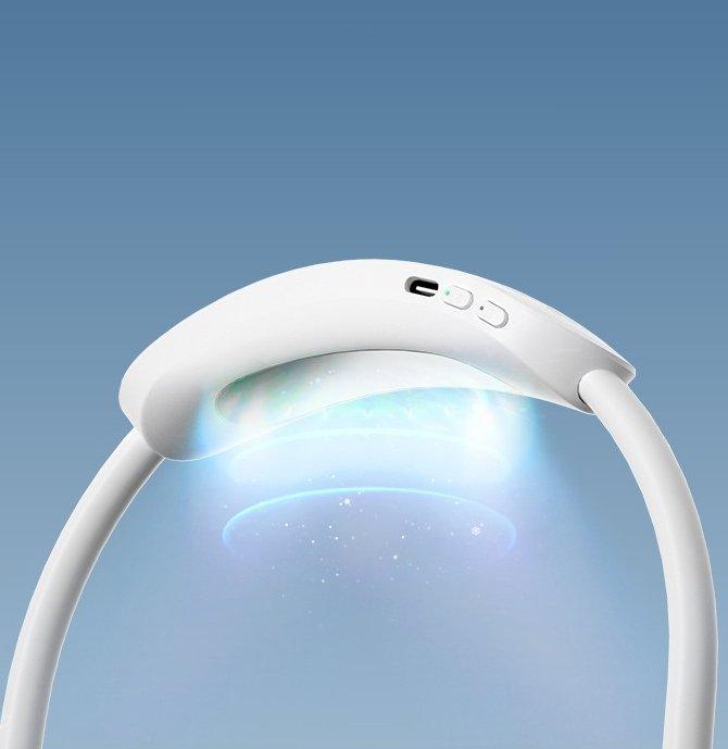 Two-in-one neck-mounted cooling and heating fan - starcopia design store