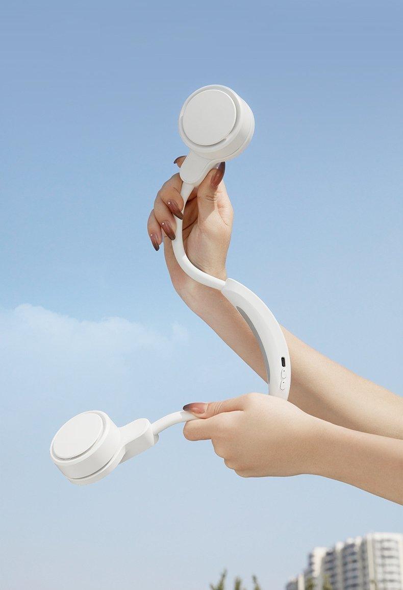 Two-in-one neck-mounted cooling and heating fan - starcopia design store