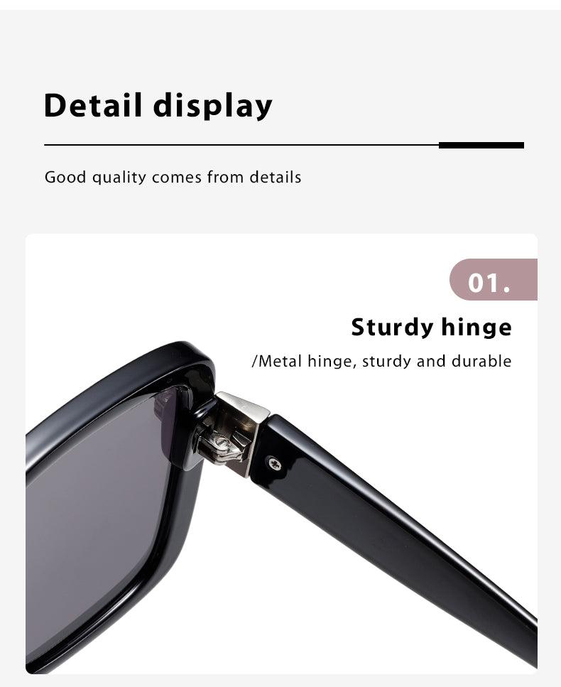 Fabufabu Oversized Square Sunglasses for Women Big Large Wide Fashion 100% UV Protection