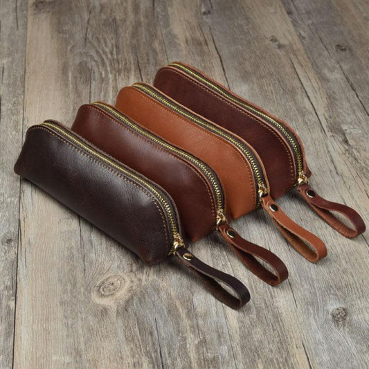 Fabufabu First Layer Cowhide Pencil Case - starcopia design store