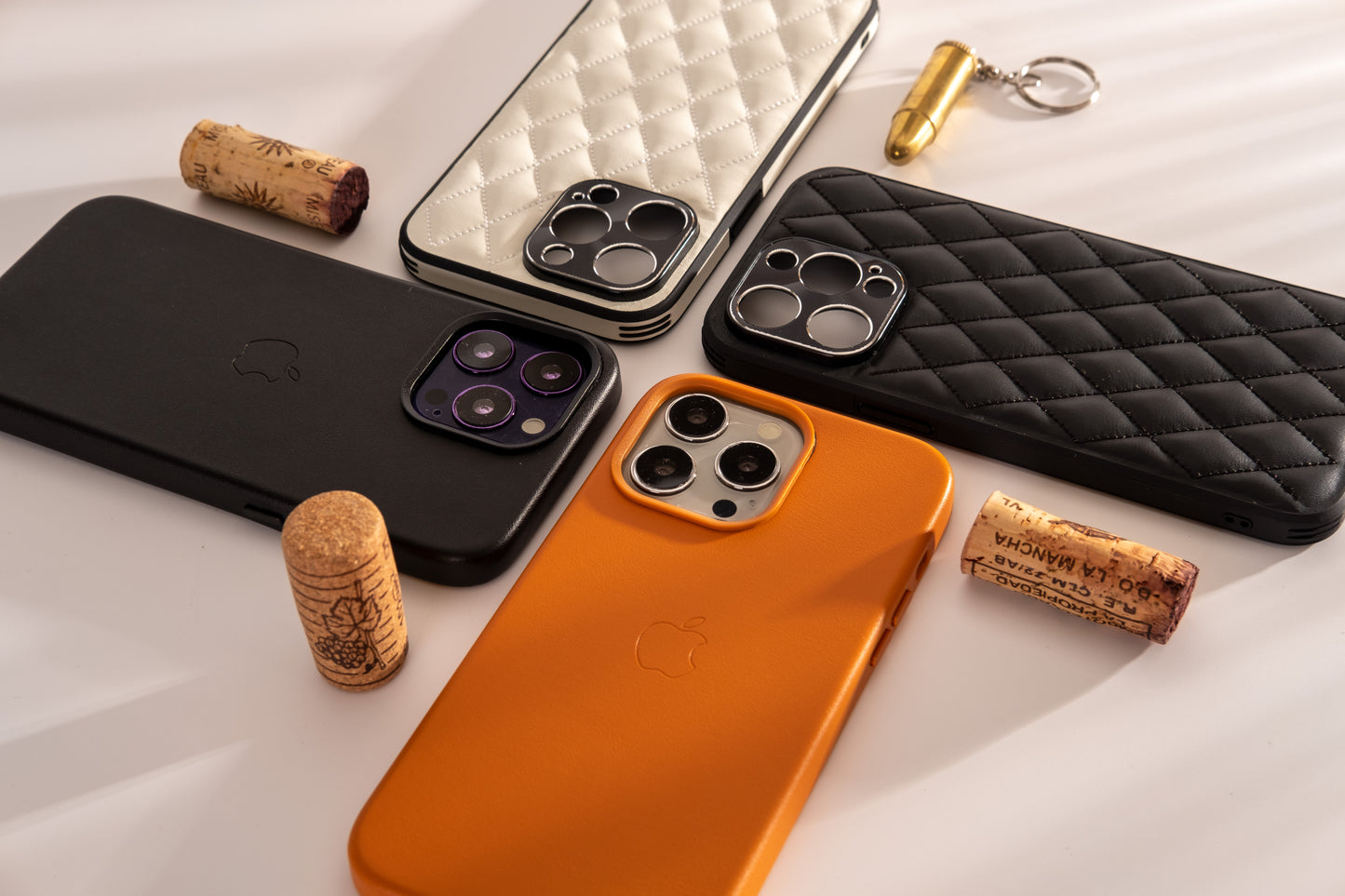 Luxury NAPPA Leather Case Compatible for iPhone 14 pro max