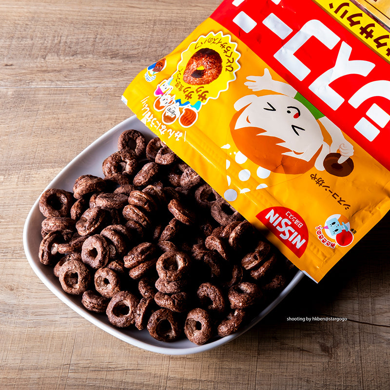3 packs Nissin Cisco Ciscom Choco Rings 150g Made in Japan