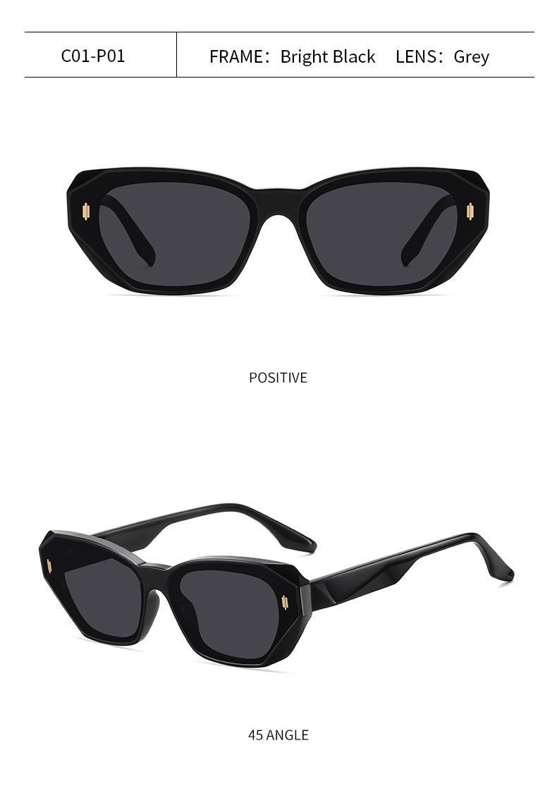 Fabufabu 90’s Vintage Trendy Rectangle Sunglasses for Women & Men