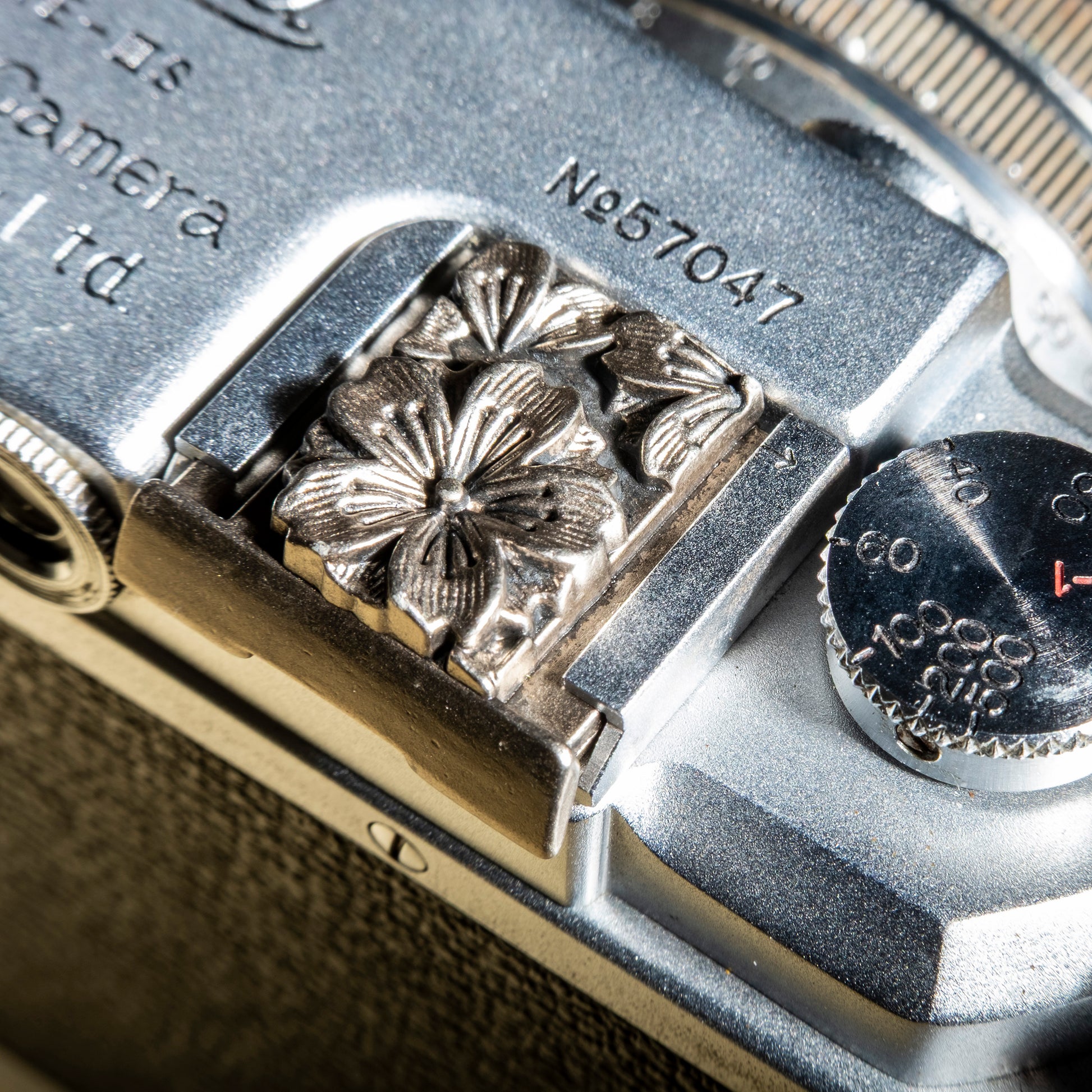 Embossed Cherry Blossom Pattern Camera Hot Shoe Cover - starcopia design store